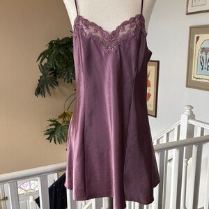 Y2K Victoria’s Secret Purple Satin Slip Dress